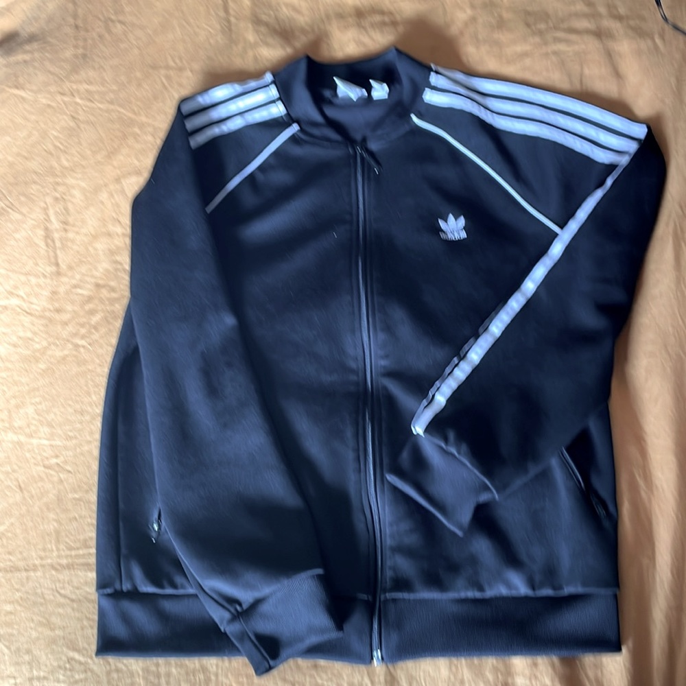 Adidas track jacket, large